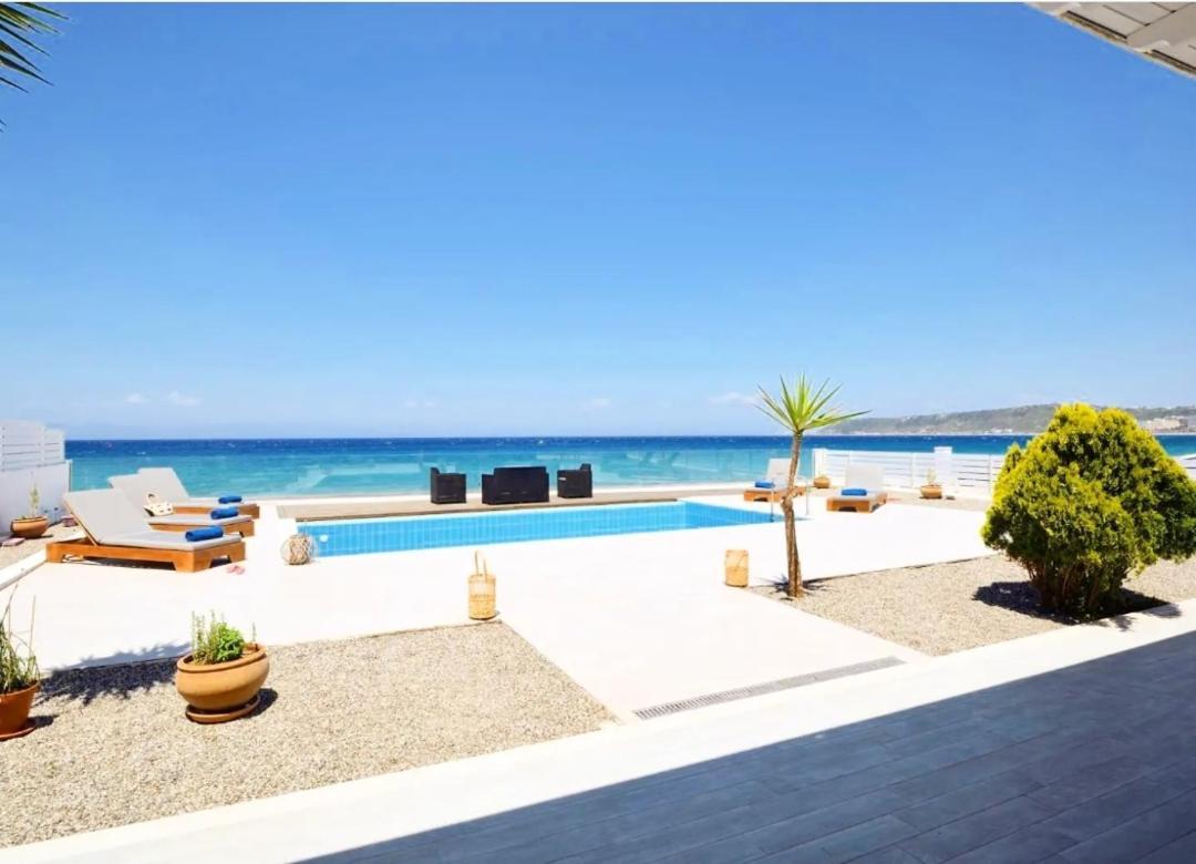 Vaso Beach Front Villa Ialysos  Exterior photo